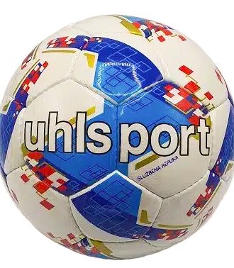 خرید توپ فوتبال و فوتسال آلشپورت Uhlsport مدل زرنگ سایز 5 رویه چرم پلی اورتان دوخت دو گره