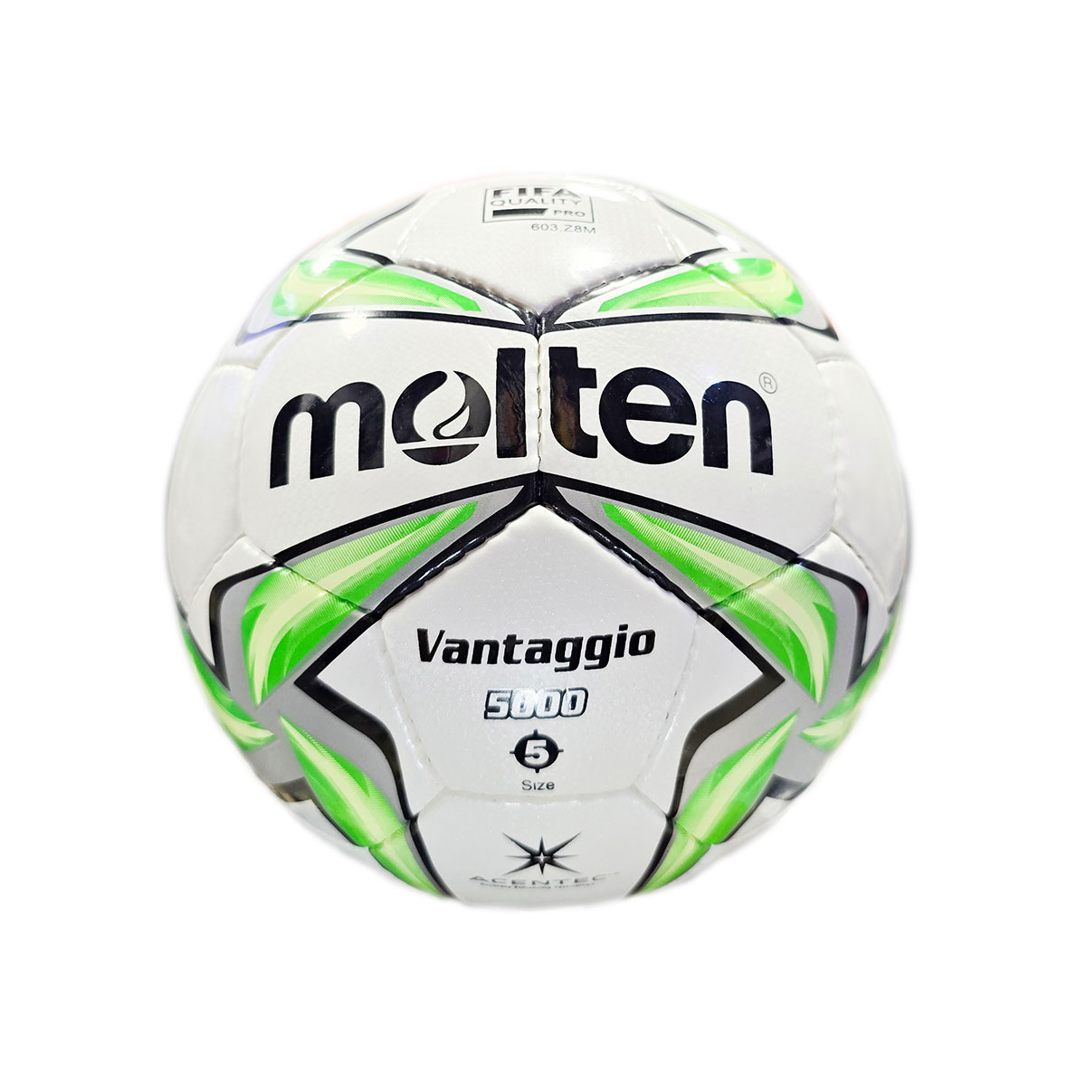 توپ فوتبال مولتن (Molten) مدل زرنگ ⚽ | سایز ۵ (رویه پلی‌اورتان)