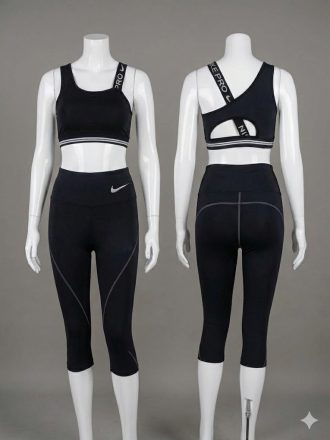 ست نیم تنه و لگ برمودا ورزشی زنانه نایک پرو (Nike Pro)