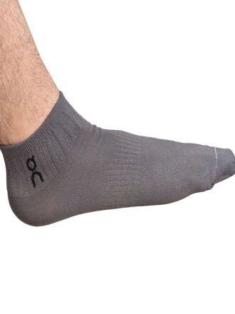 جوراب مچی ورزشی مردانه و زنانه طرح آنرانینگ On Running رنگ مشکی نخ هندی