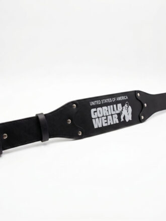 کمربند بدنسازی فومی بالشتک دار رنگ مشکی طرح گوریلا ویر Gorilla Wear عرض 10 سانت
